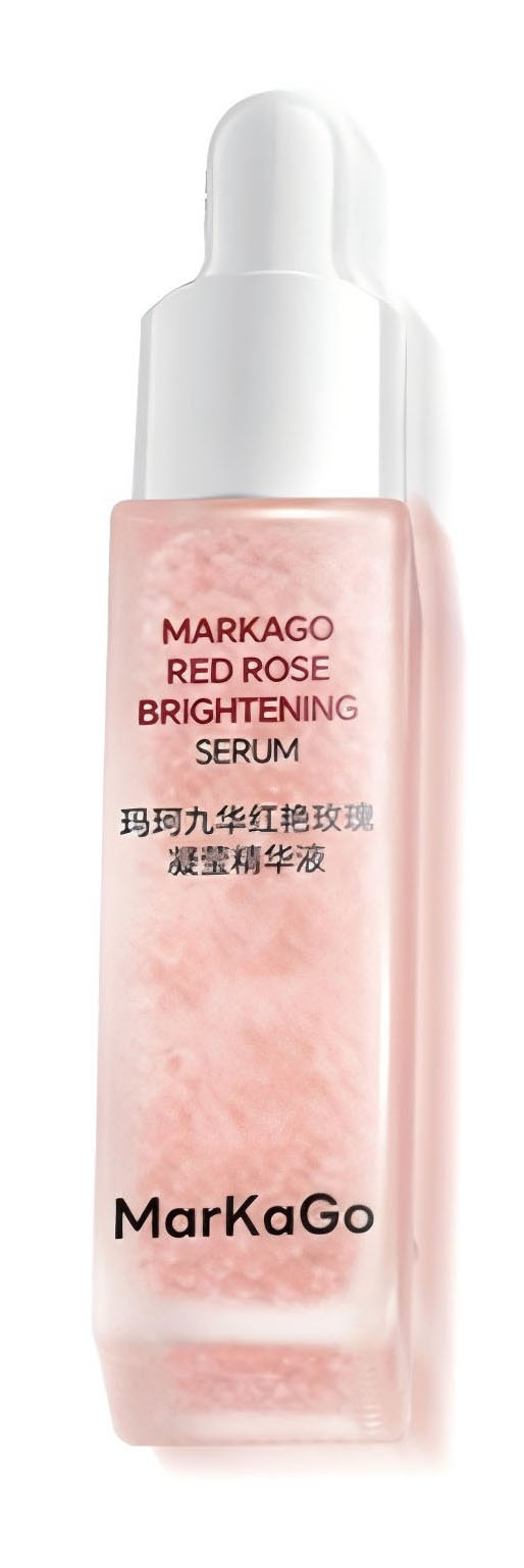 MARKAGO Red Rose Bubble Essence